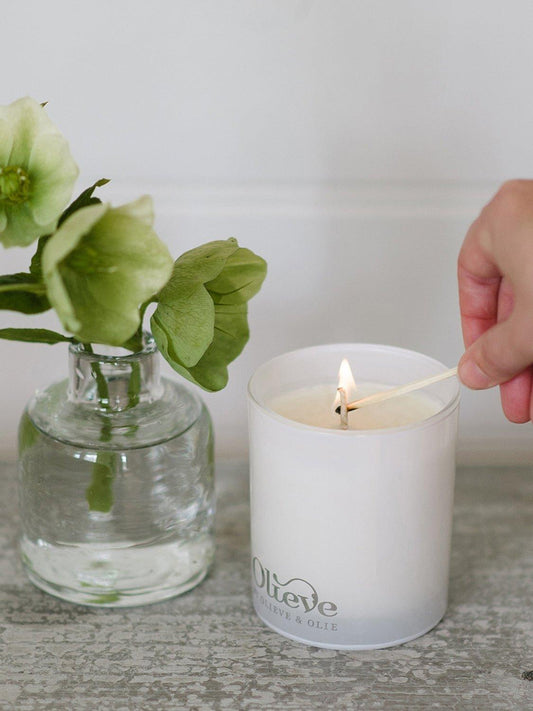 Image of Decor. Product name - Soy Wax Candle White Rum in Assorted colour by brand - Olieve & Olie