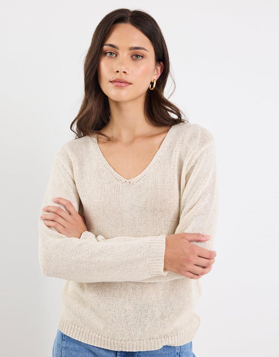 Stories Be Told Afternoon Knit Jumper (Natural)
