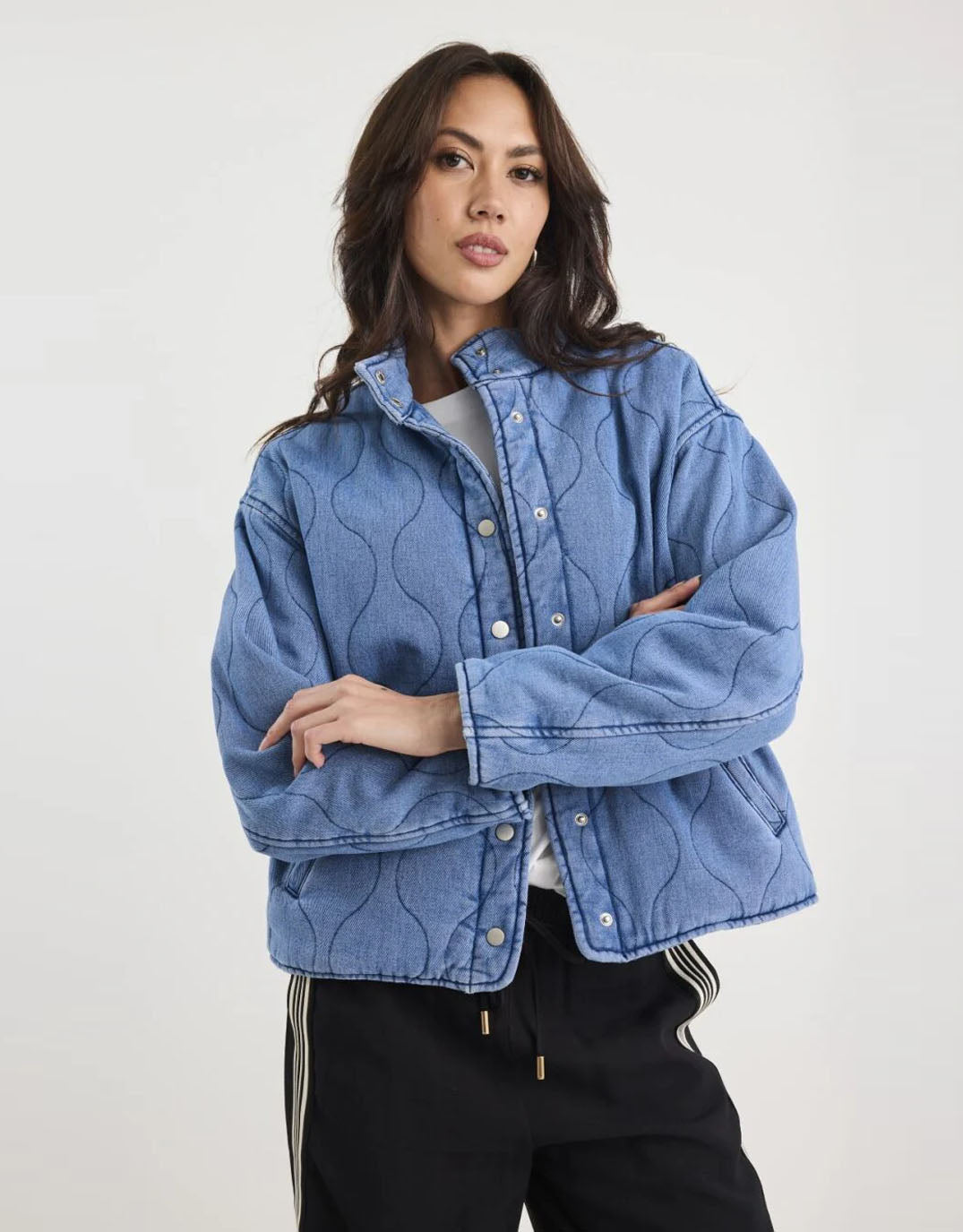 Image of Jackets. Product name - Apex Jacket Storm Blue in Storm Blue colour by brand - Stories Be Told