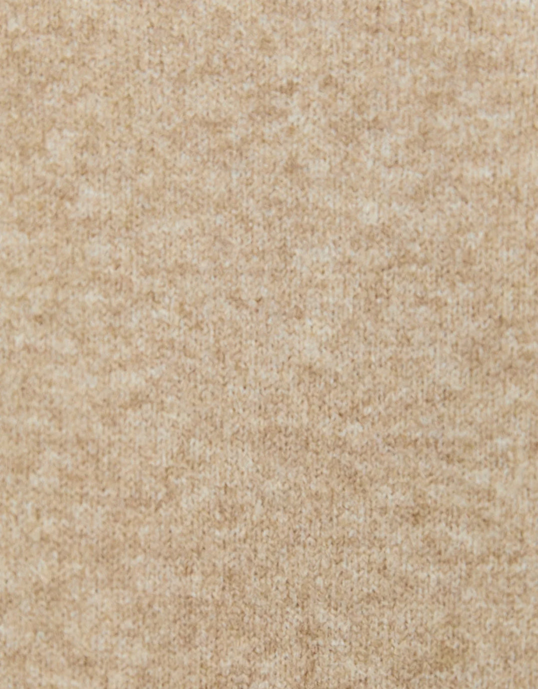 Stories Be Told Forage Mock Neck Long Sleeve Jumper (Biscuit)