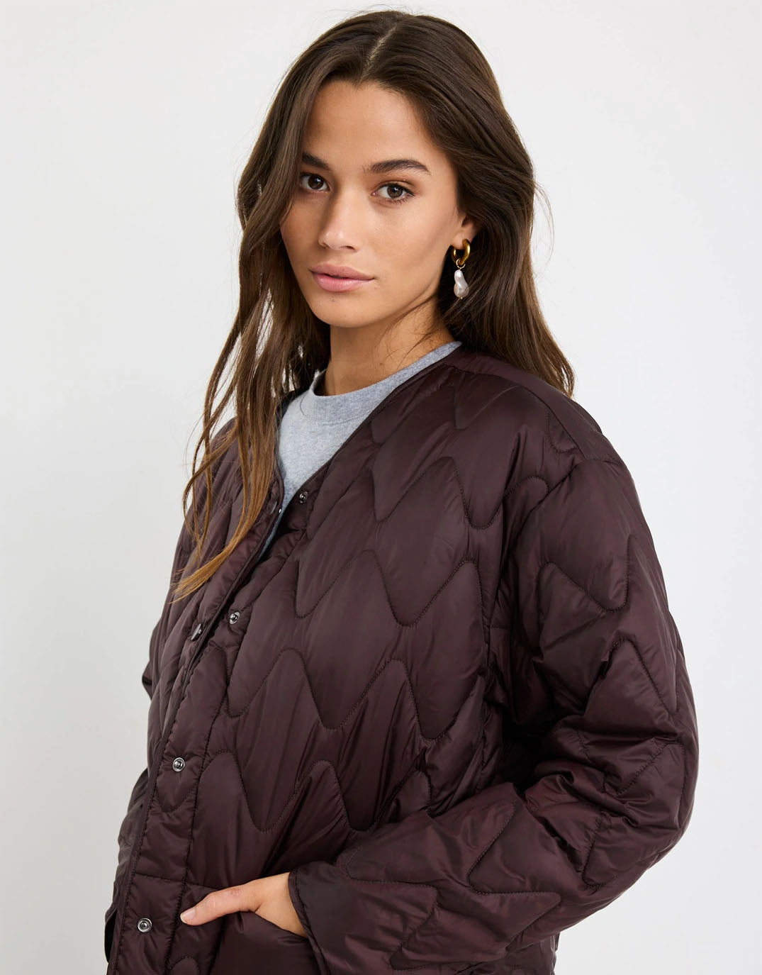 Stories Be Told Frankly Puffer Jacket (Chocolate)