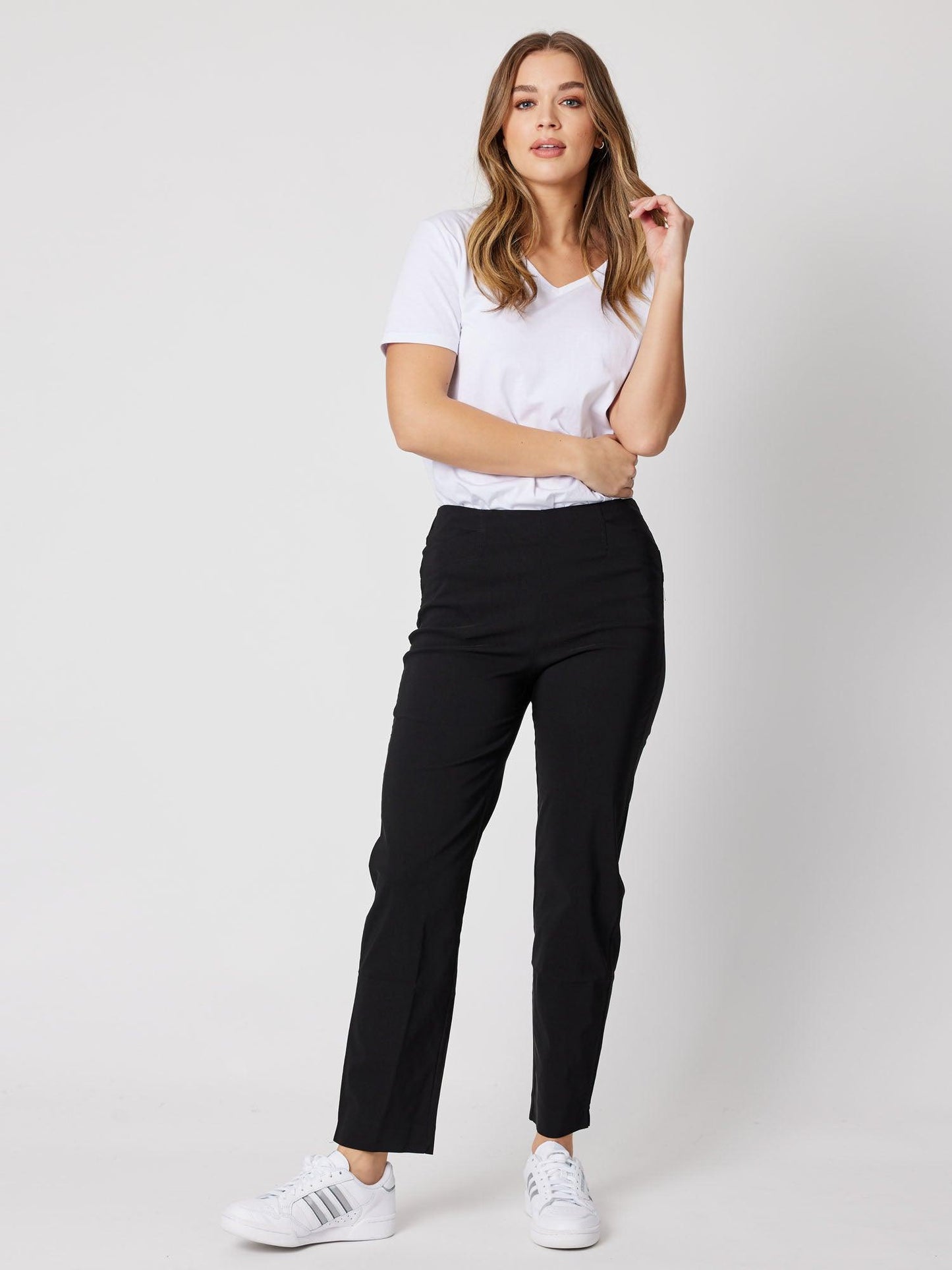 Threadz Chiara Full Length Bengaline Pant (Black)