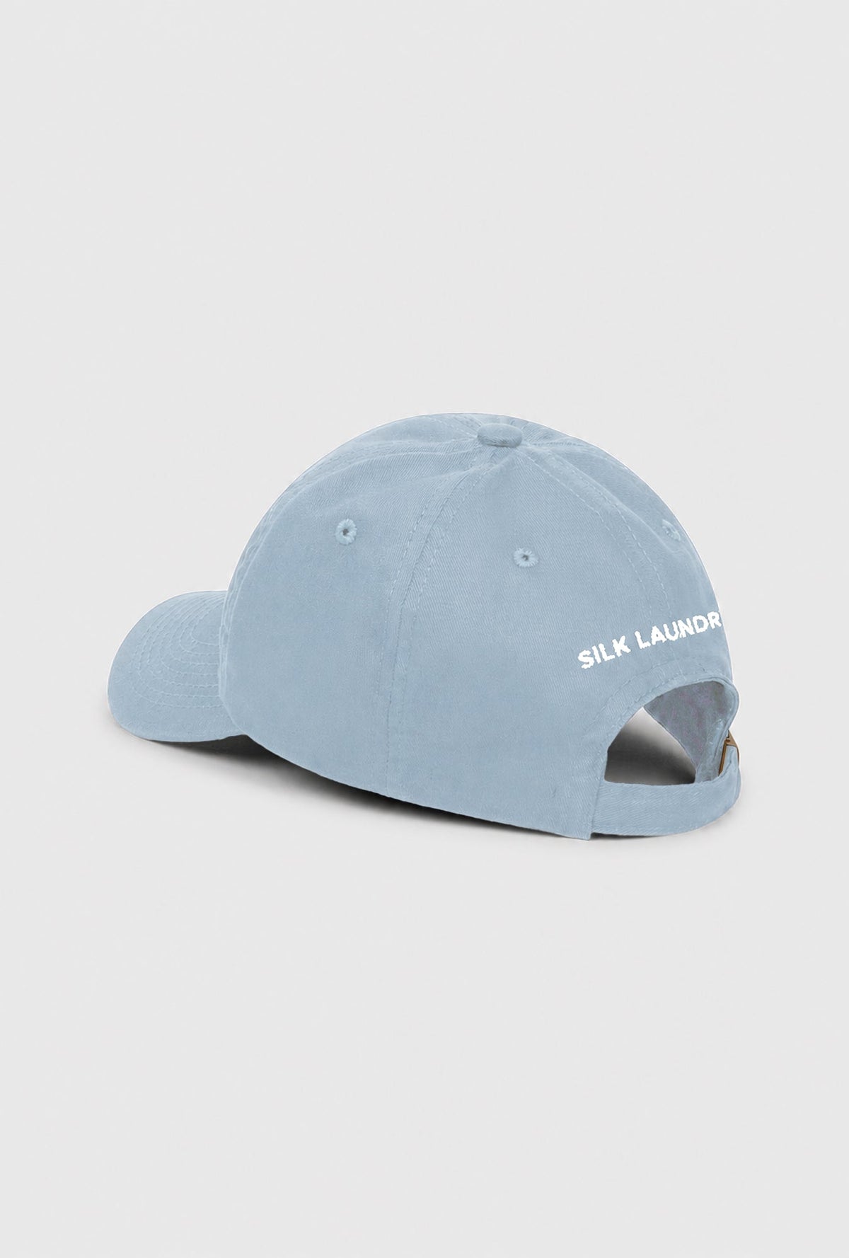 Image of Hats. Product name - Dad Hat Take Care Baby Blue in Blue colour by brand - Silk Laundry