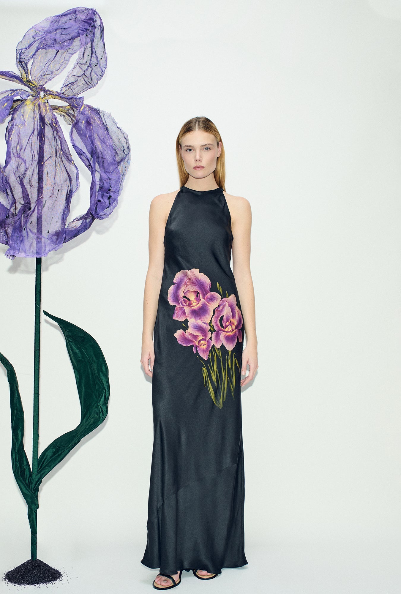 Image of Dresses. Product name - High Low Dress Iris in Iris colour by brand - Silk Laundry