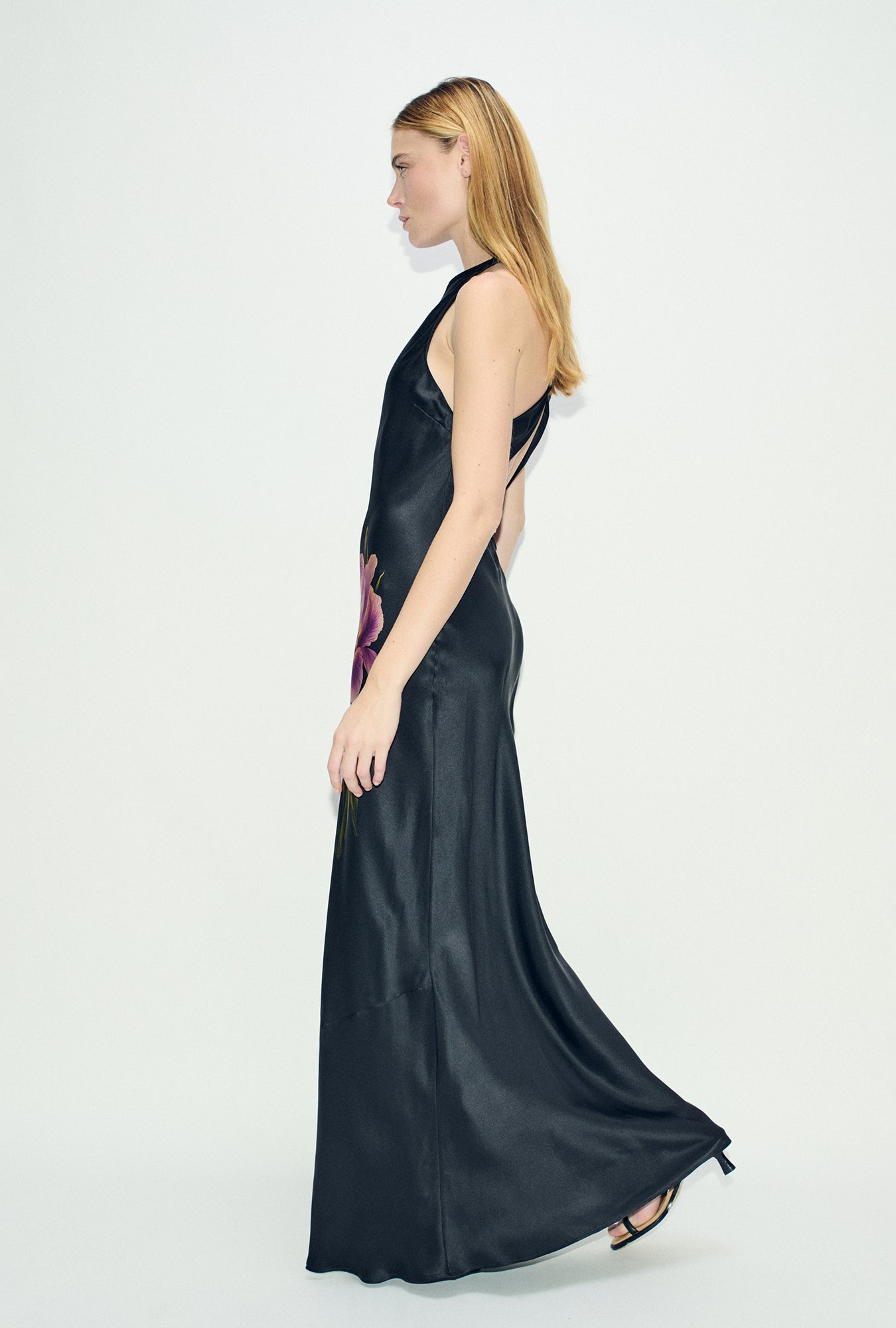 Silk Laundry High Low Dress (Iris)