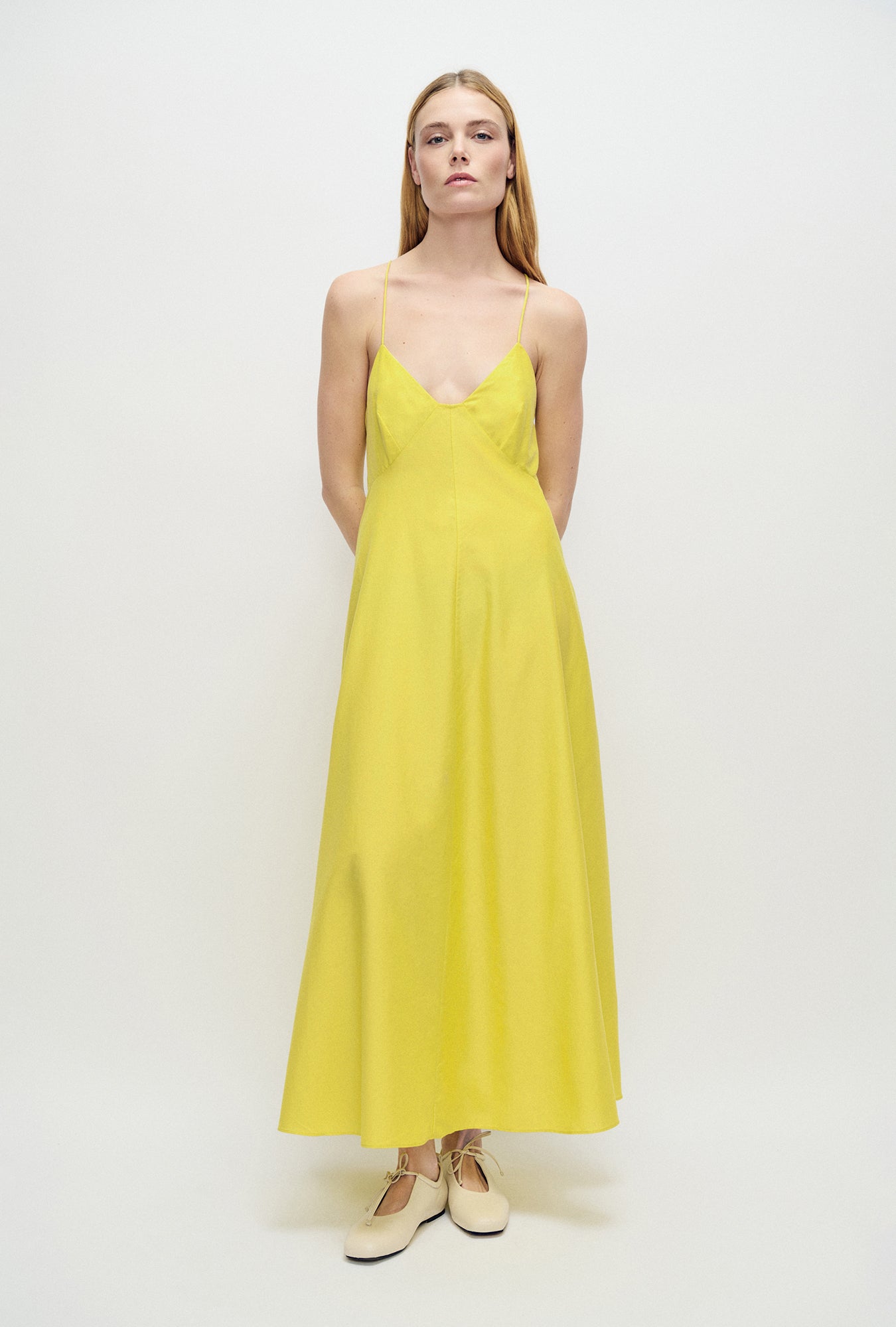 Image of Dresses. Product name - Long Maxi Dress Limelight in Limelight colour by brand - Silk Laundry