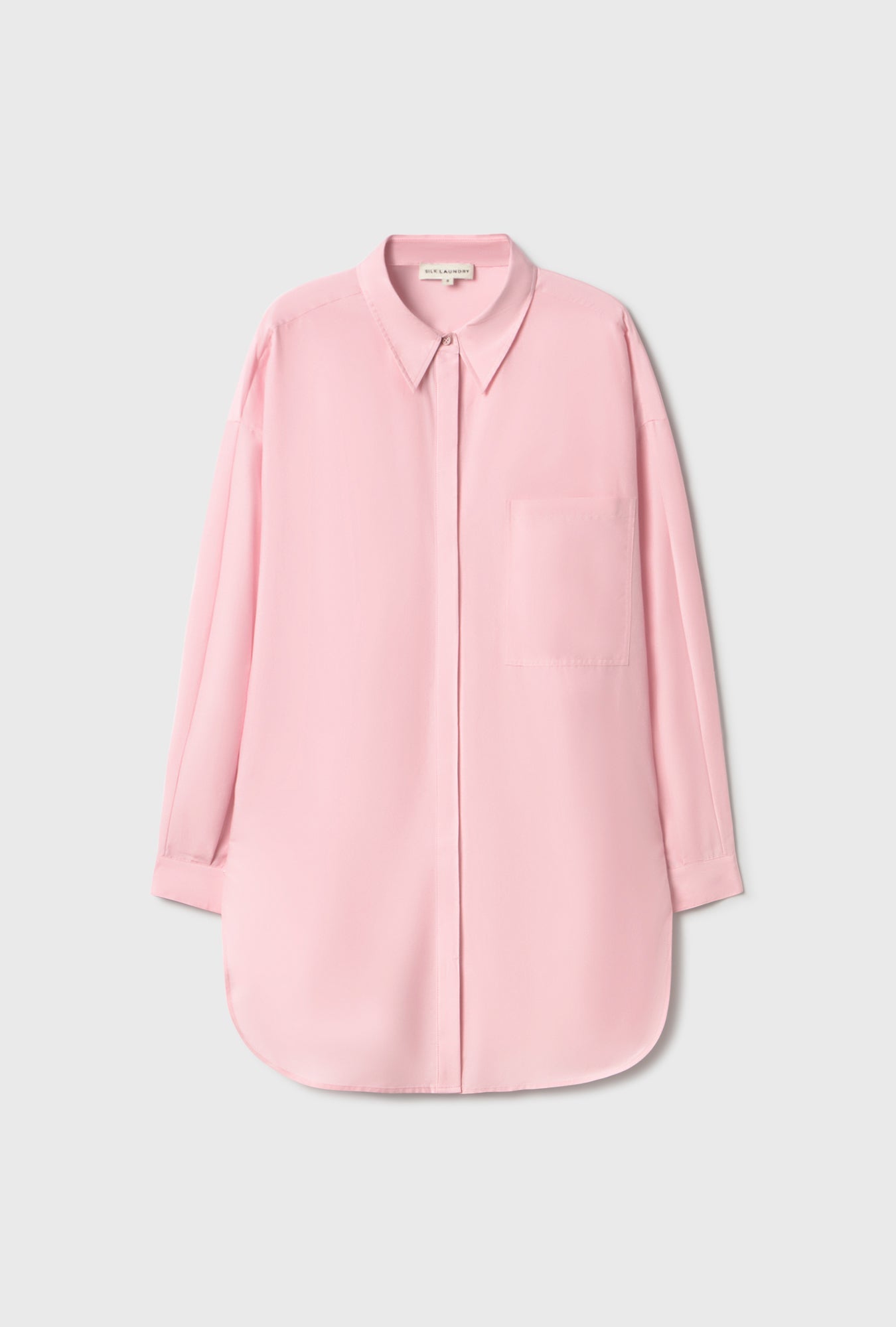 Laundry Cotton Silk Round Shirt (Vintage Pink)