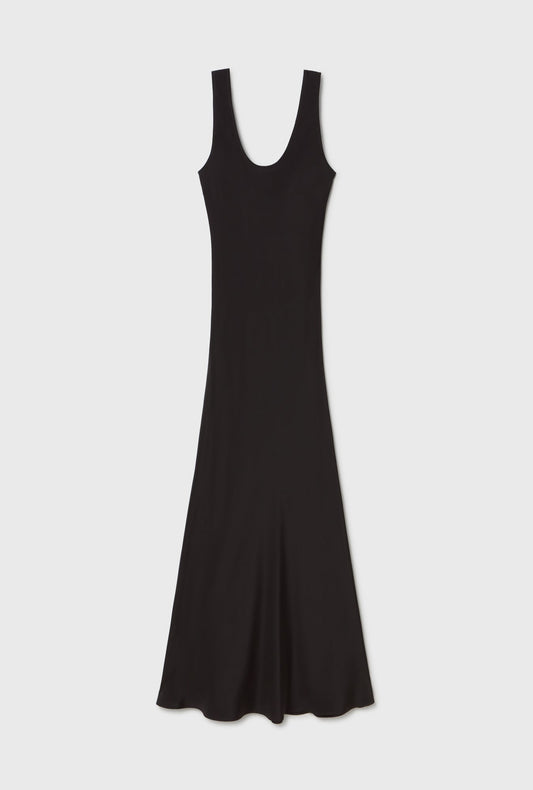 Silk Laundry CDC Scoop Neck Dress (Black)