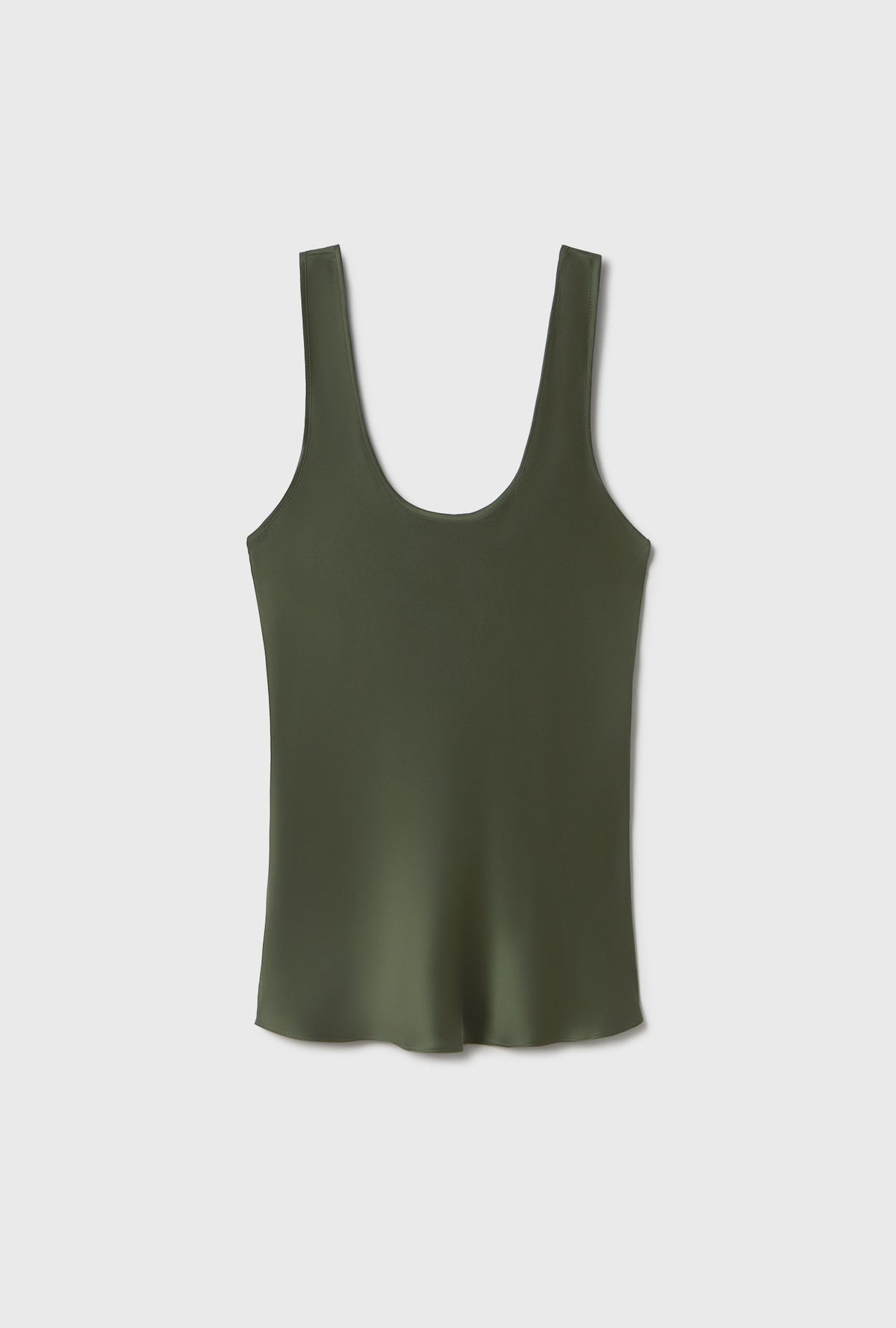 Silk Laundry Scoop Neck Tank (Cedar)
