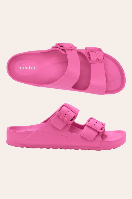 Image of Slippers. Productname: Sundreamer Slide Hot Pink in Pink colour by brand - Kabana