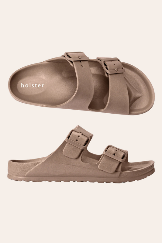 Image of Slippers. Productname: Sundreamer Slide Natural in Natural colour by brand - Kabana