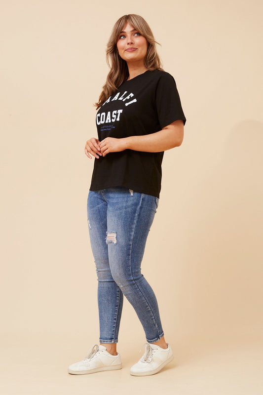 BENIT ALMAFI GRAPHIC T-SHIRT (Black)