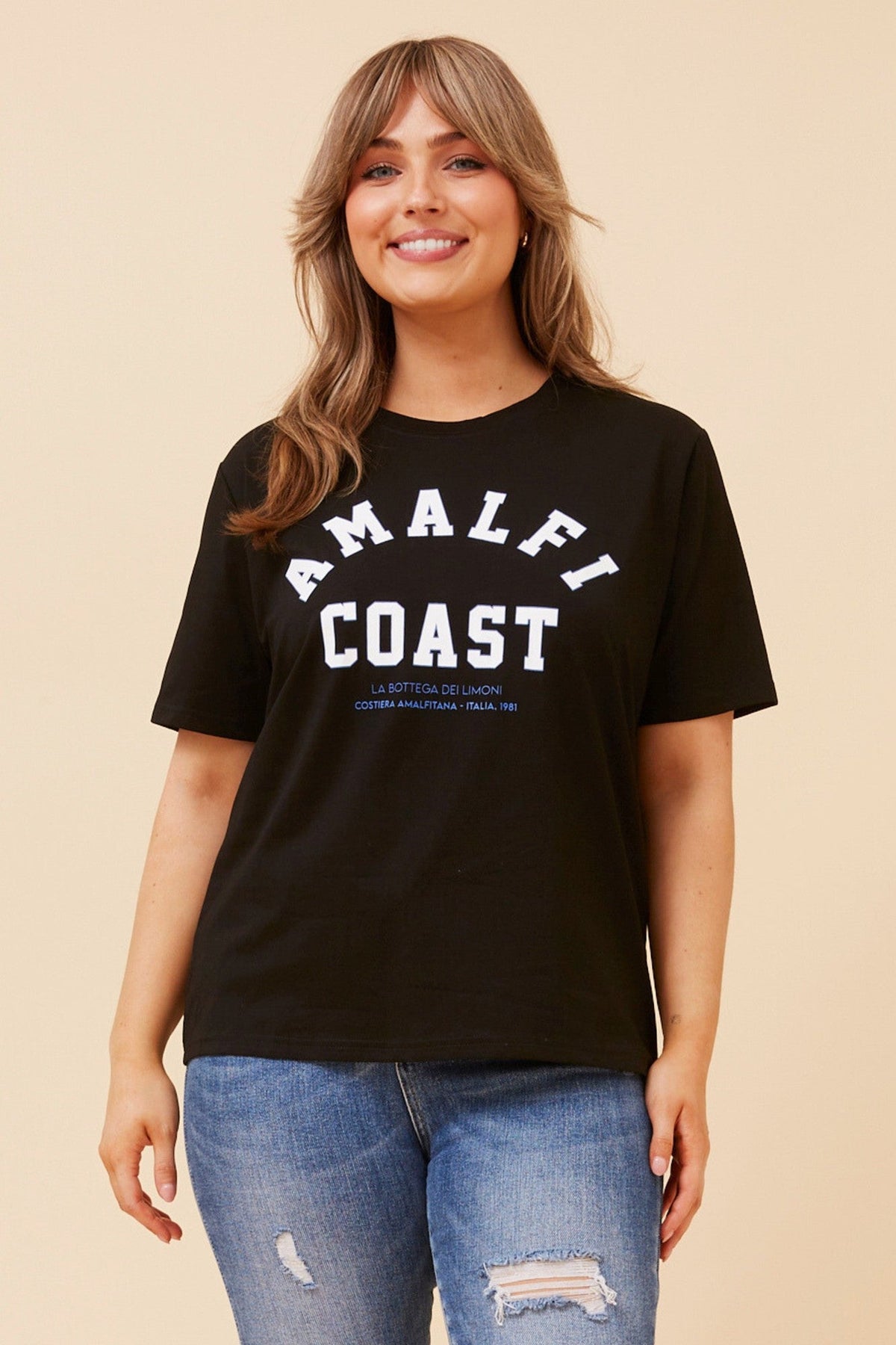 BENIT ALMAFI GRAPHIC T-SHIRT (Black)