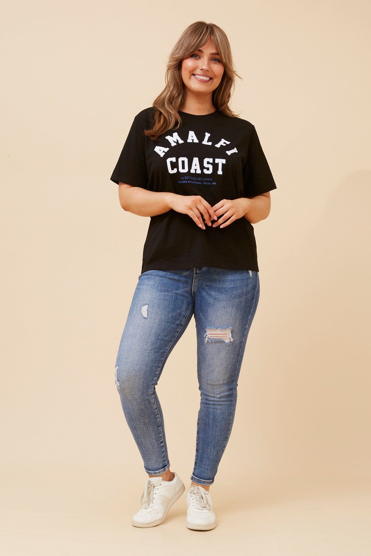 BENIT ALMAFI GRAPHIC T-SHIRT (Black)