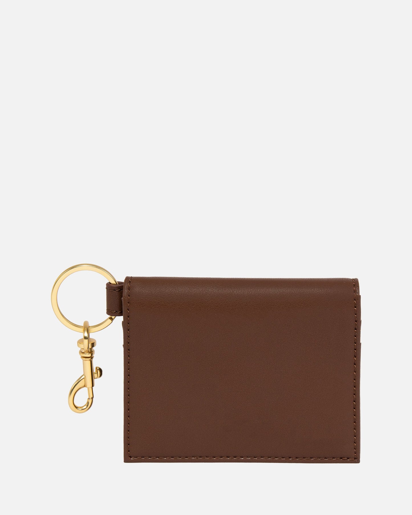 The Daily Edited Mila Folded CC Keyring (Cocoa)