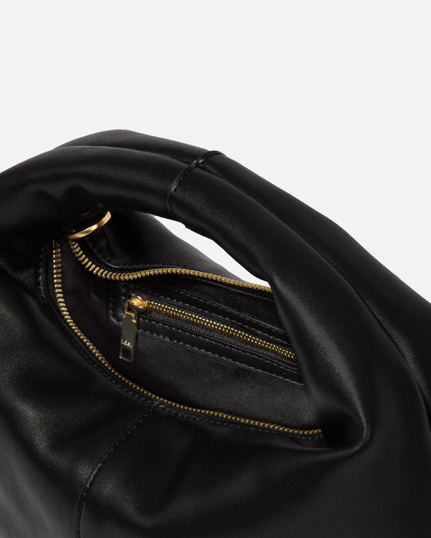 The Daily Edited Mila Mini Hobo Shoulder Bag (Black)