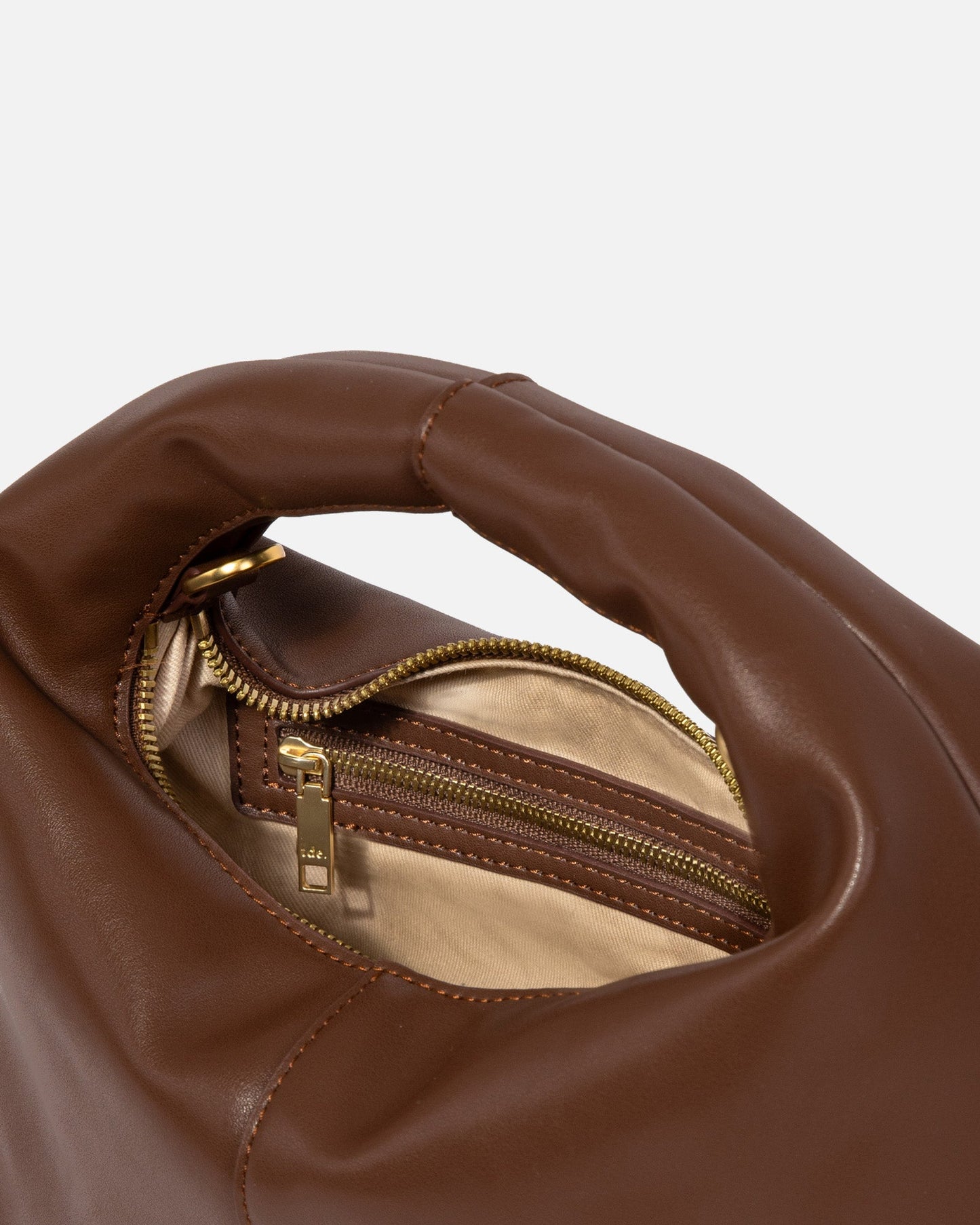 The Daily Edited Mila Mini Hobo Shoulder Bag (Cocoa)