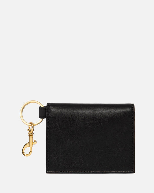 The Daily Edited Mila Folded CC Keyring (Black)