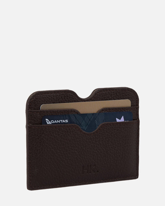 Image of Wallets & Money Clips. Productname: The Daily Edited Otis CC Sleeve Chestnut in Chestnut colour by brand - The Daily Edited
