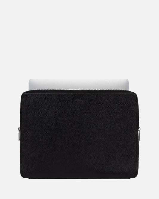 Image of Electronics Accessories. Product name - Otis 14" Laptop Cover Black in Black colour by brand - The Daily Edited