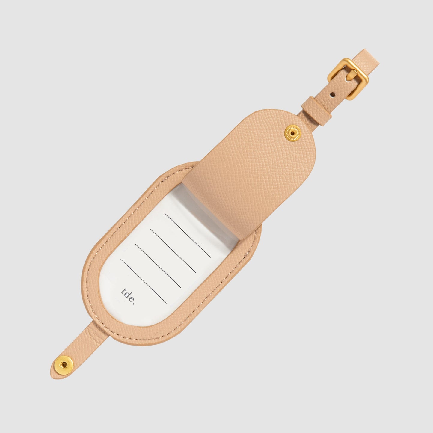 The Daily Edited Essentials Round Luggage Tag (Pecan)