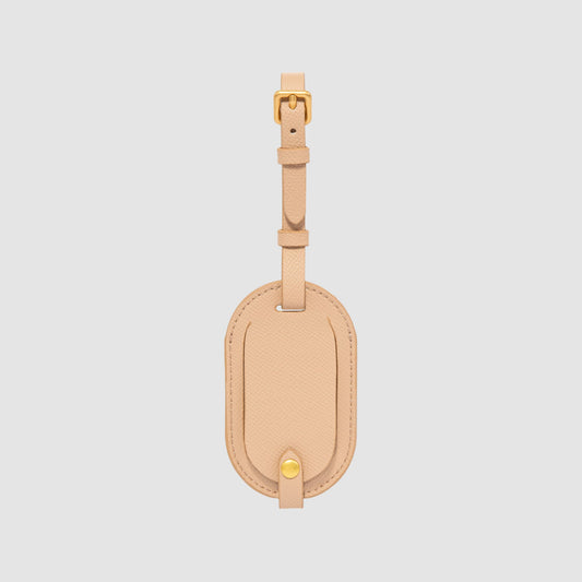 The Daily Edited Essentials Round Luggage Tag (Pecan)