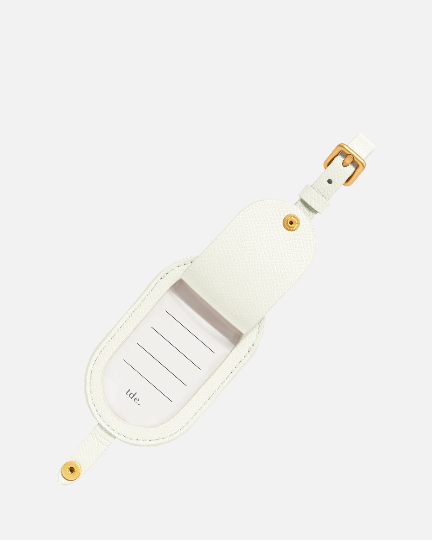 The Daily Edited Essentials Round Luggage Tag Pure (White)
