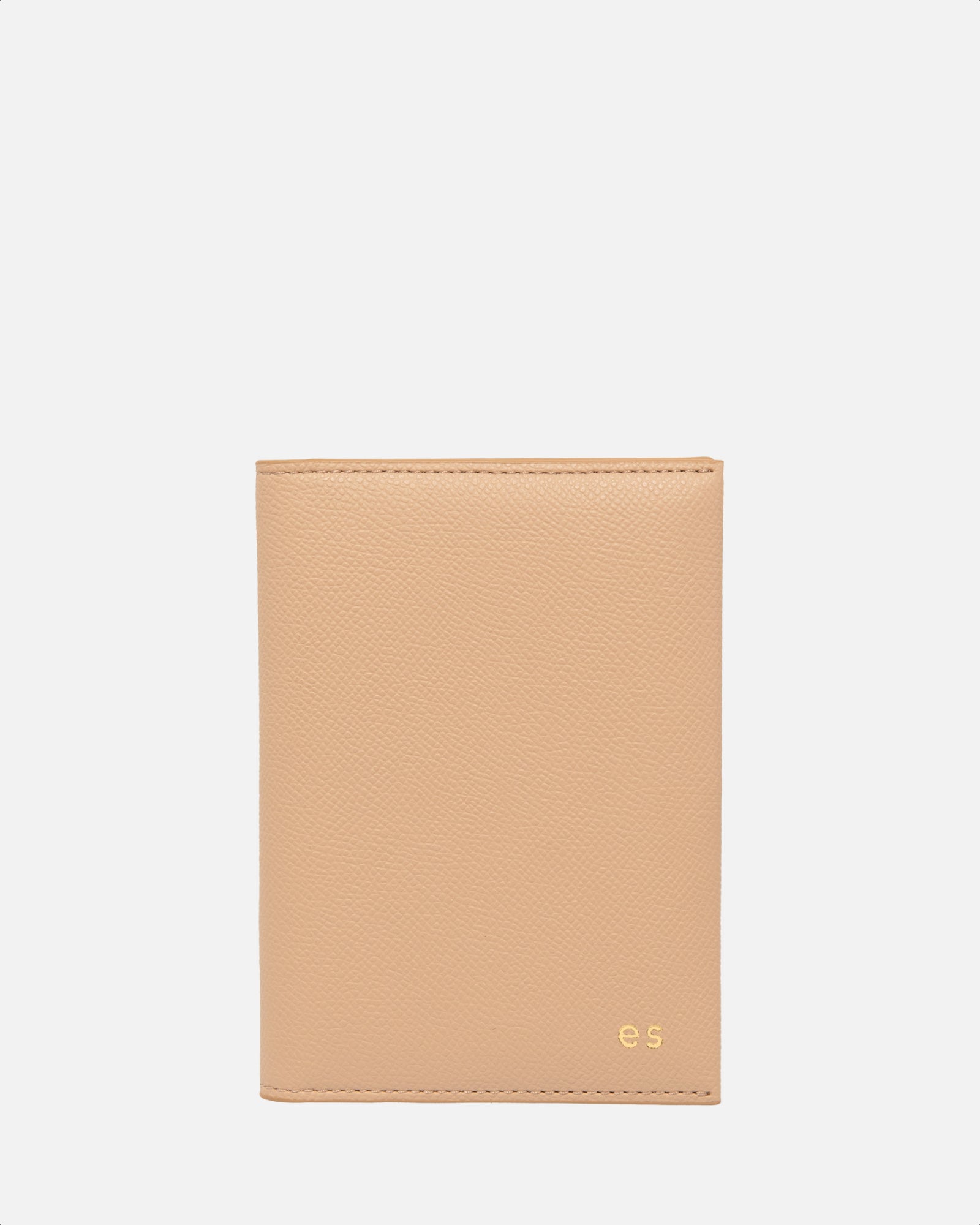 Image of Badge & Pass Holders. Productname: The Daily Edited Essentials Passport Sleeve Pecan in Pecan colour by brand - The Daily Edited