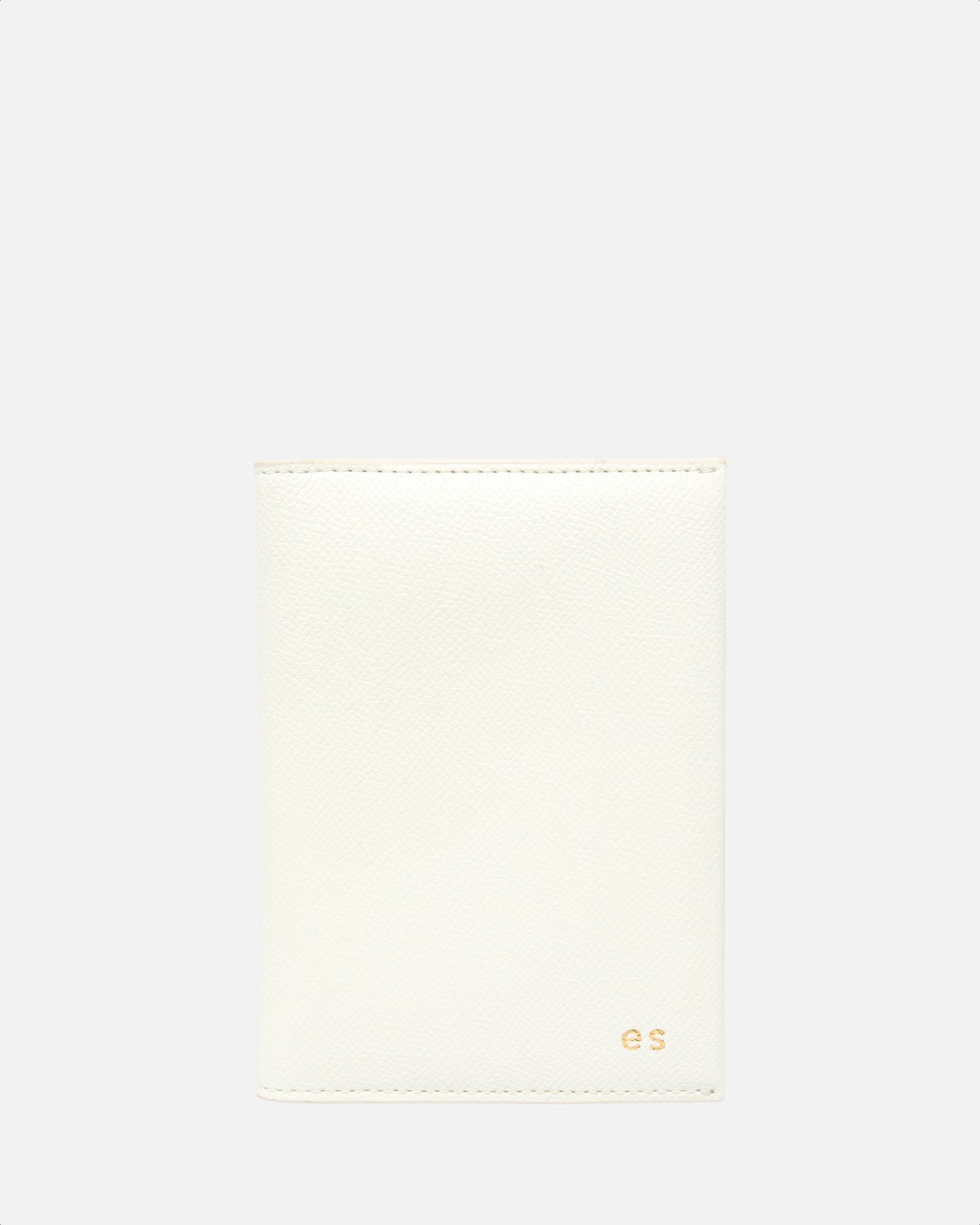 Image of Badge & Pass Holders. Product name - Essentials Passport Holder Pure White in White colour by brand - The Daily Edited