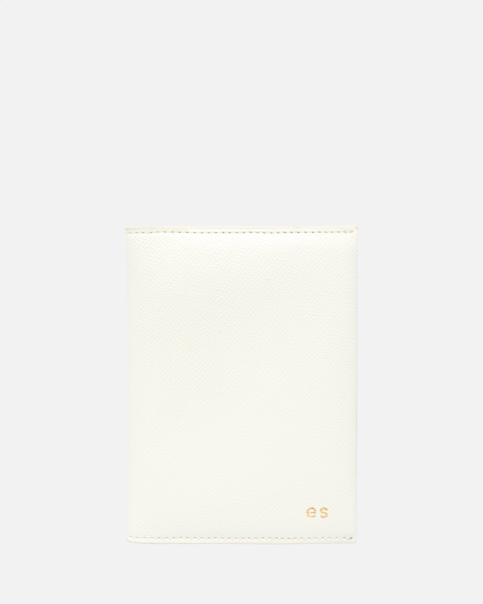 Image of Badge & Pass Holders. Product name - Essentials Passport Holder Pure White in White colour by brand - The Daily Edited