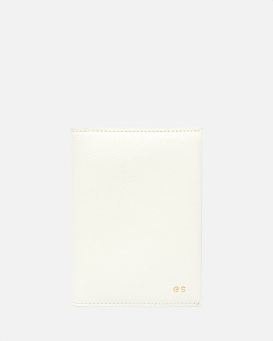 Image of Badge & Pass Holders. Product name - Essentials Passport Holder Pure White in White colour by brand - The Daily Edited