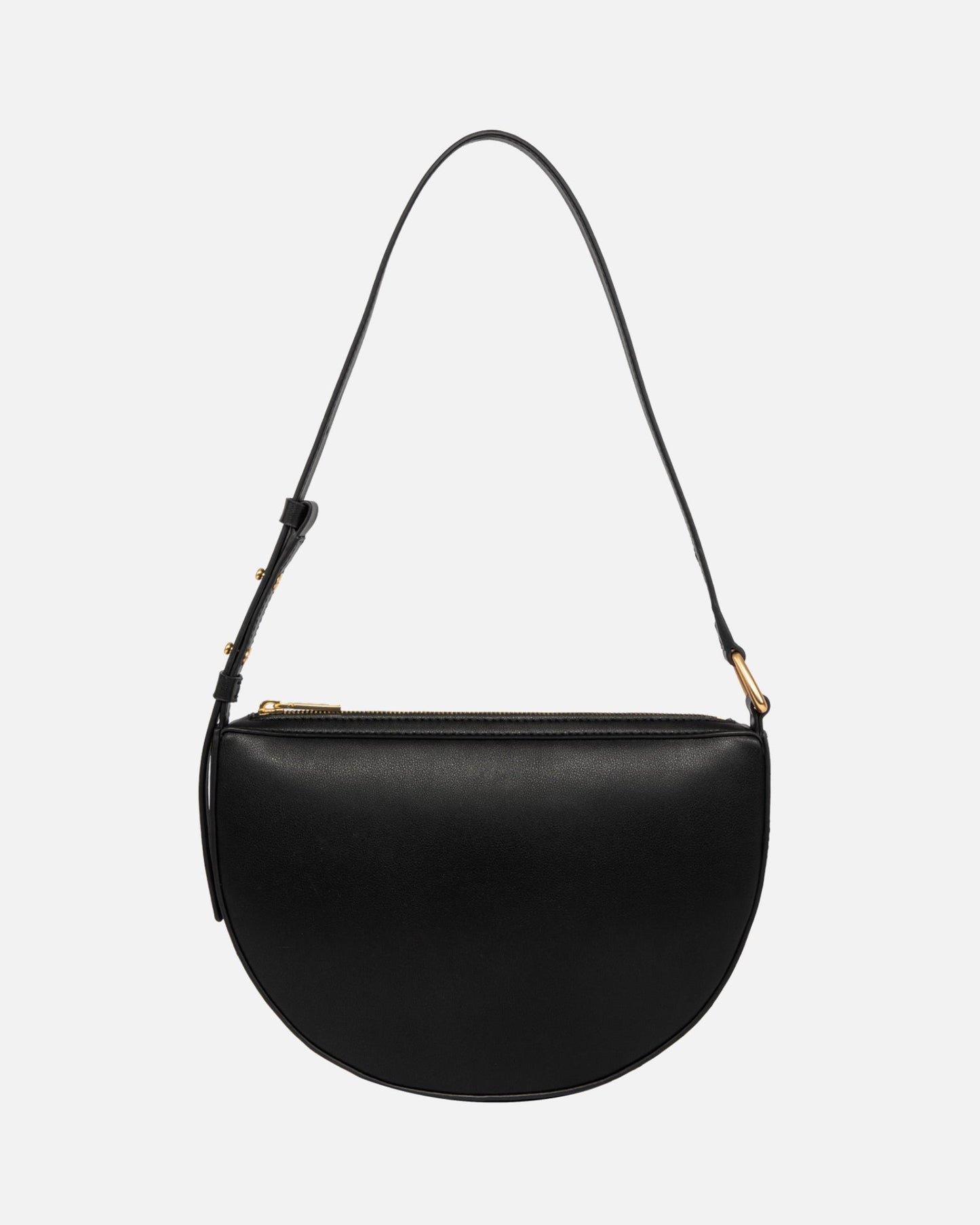 GROUP48 Timeless Zip Top Shoulder Bag (Black)