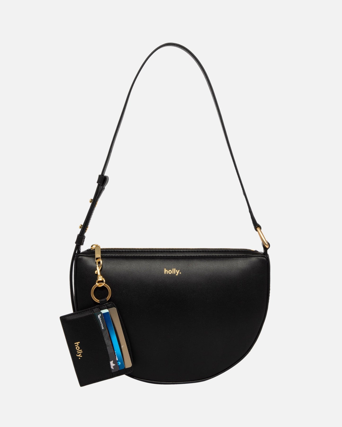 The Daily Edited Timeless CC Sleeve Keyring (Black)