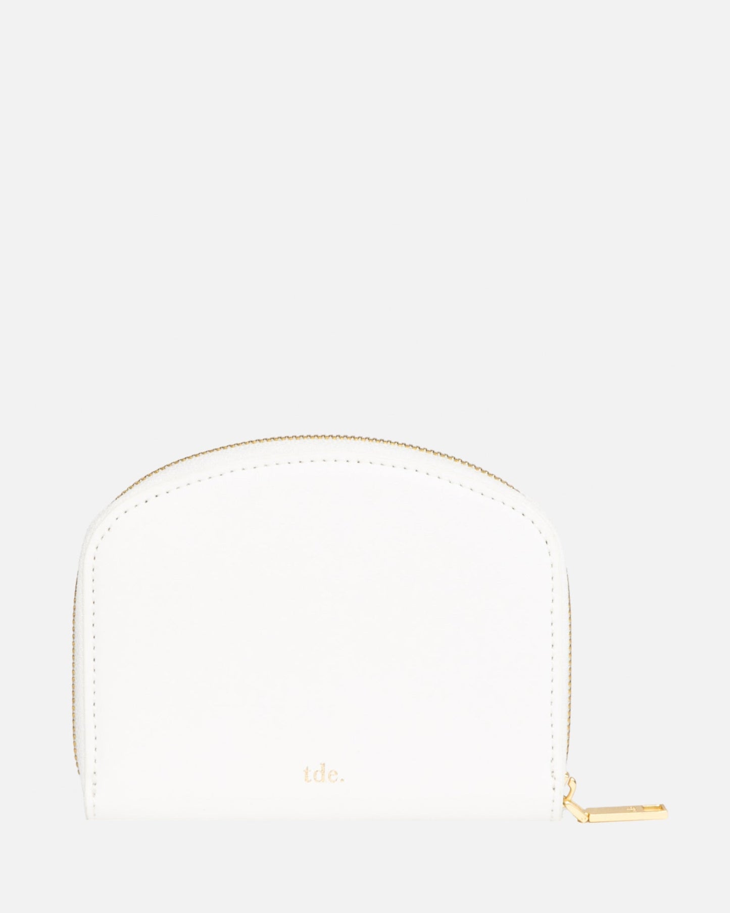The Daily Edited Timeless Small Zip Wallet Pure (White)