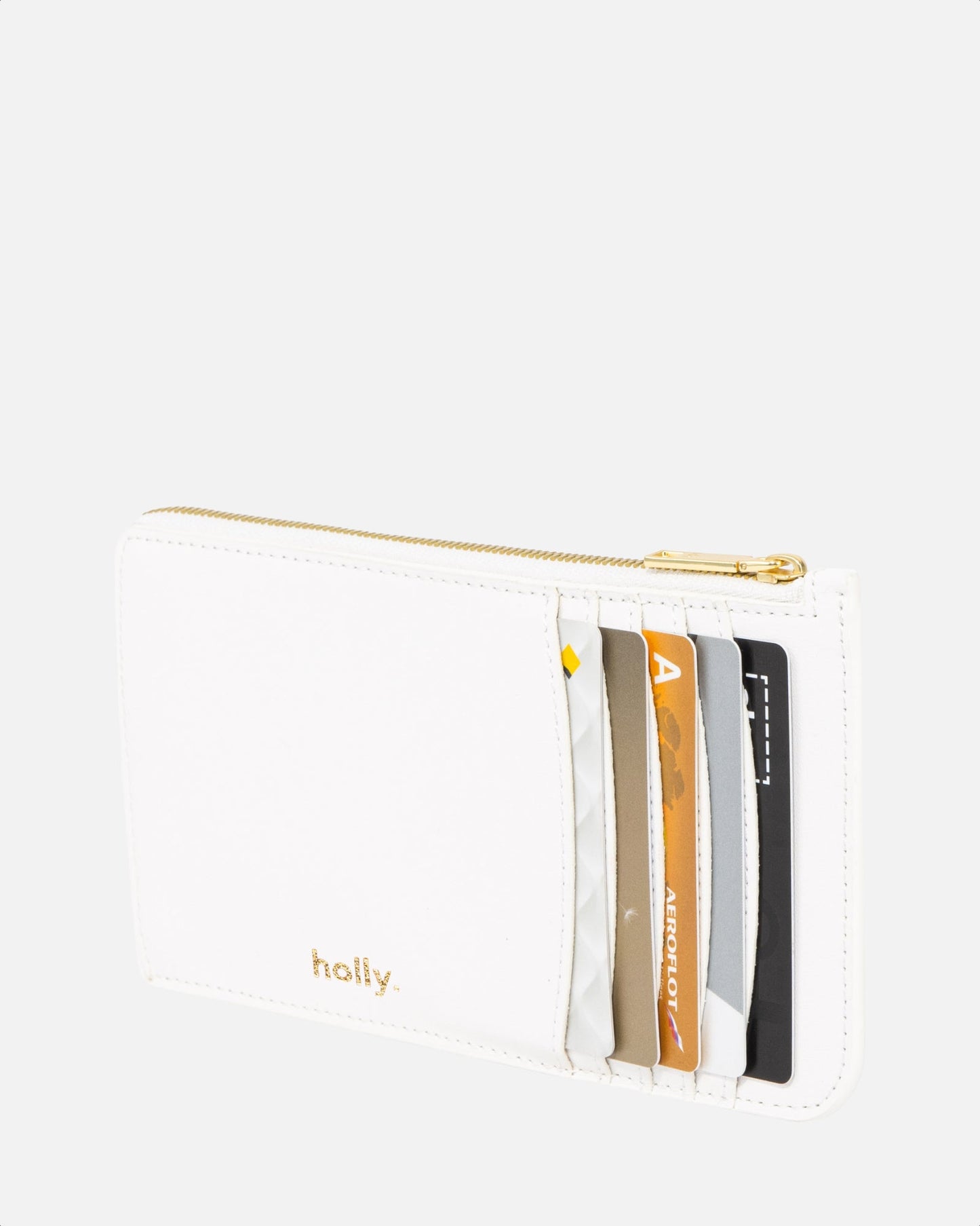The Daily Edited Timeless Long Zip Wallet Pure (White)