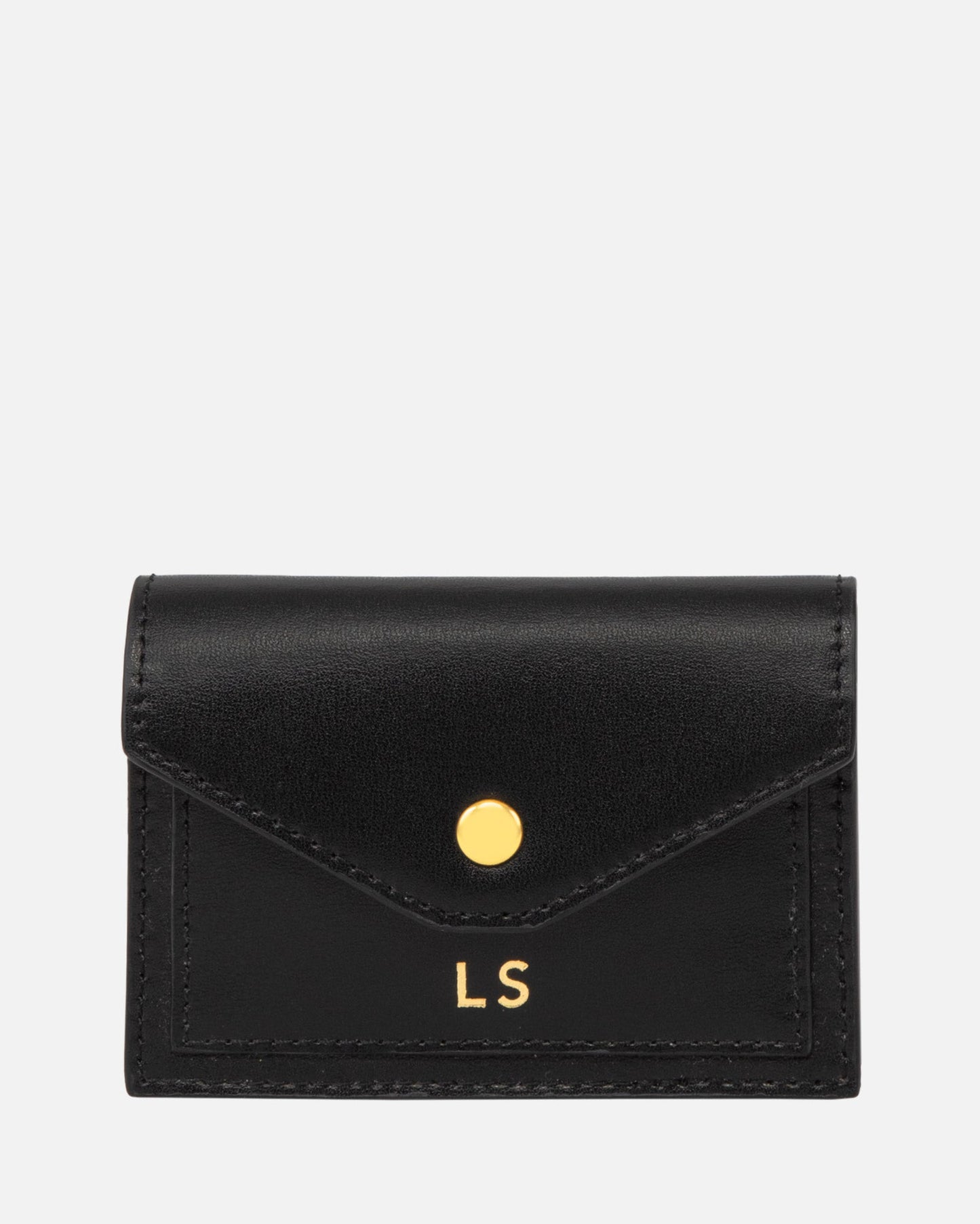 Image of Wallets & Money Clips. Productname: The Daily Edited Elsa Envelope Wallet Black in Black colour by brand - The Daily Edited