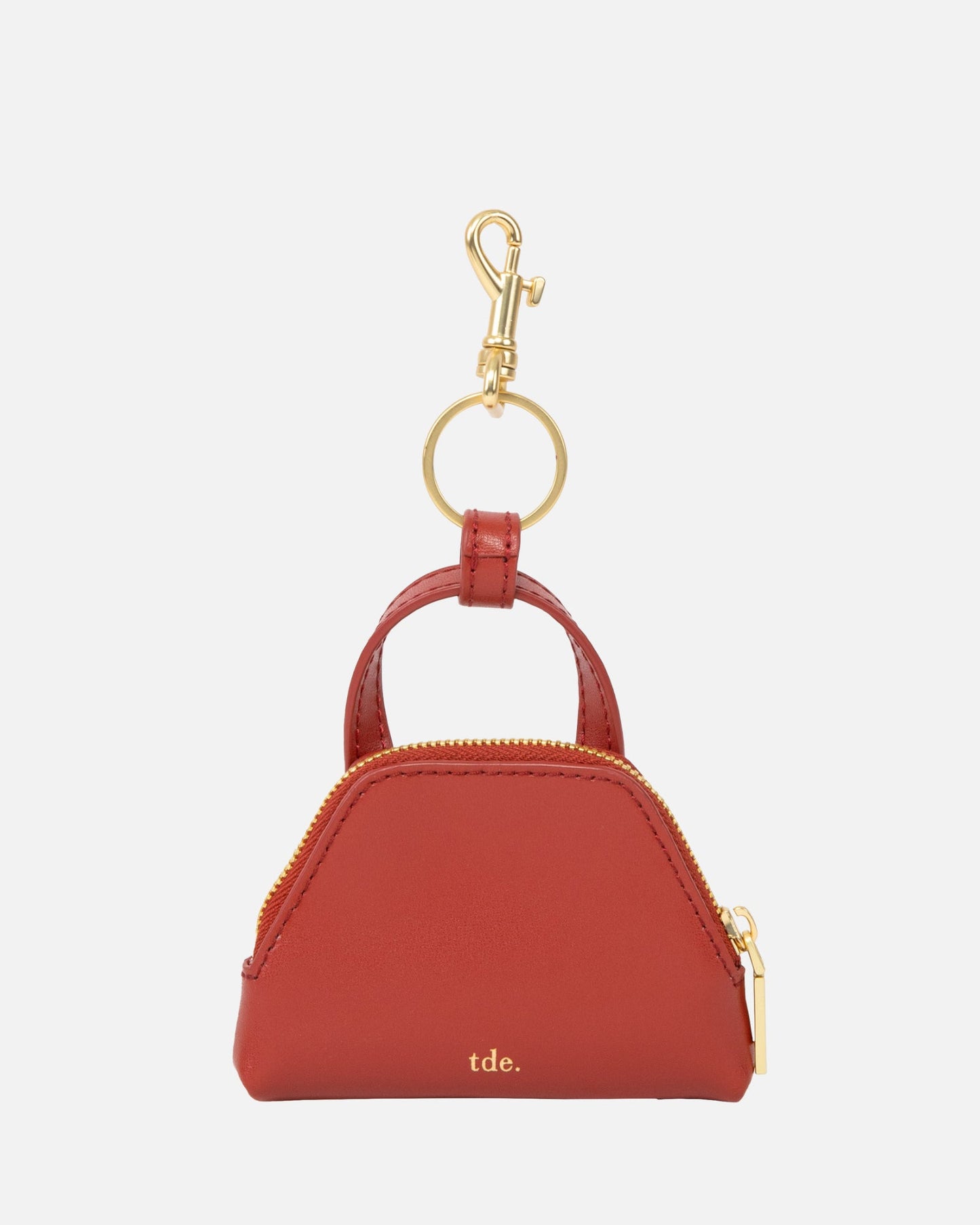 The Daily Edited Elsa Micro Bag Keyring (Scarlet)