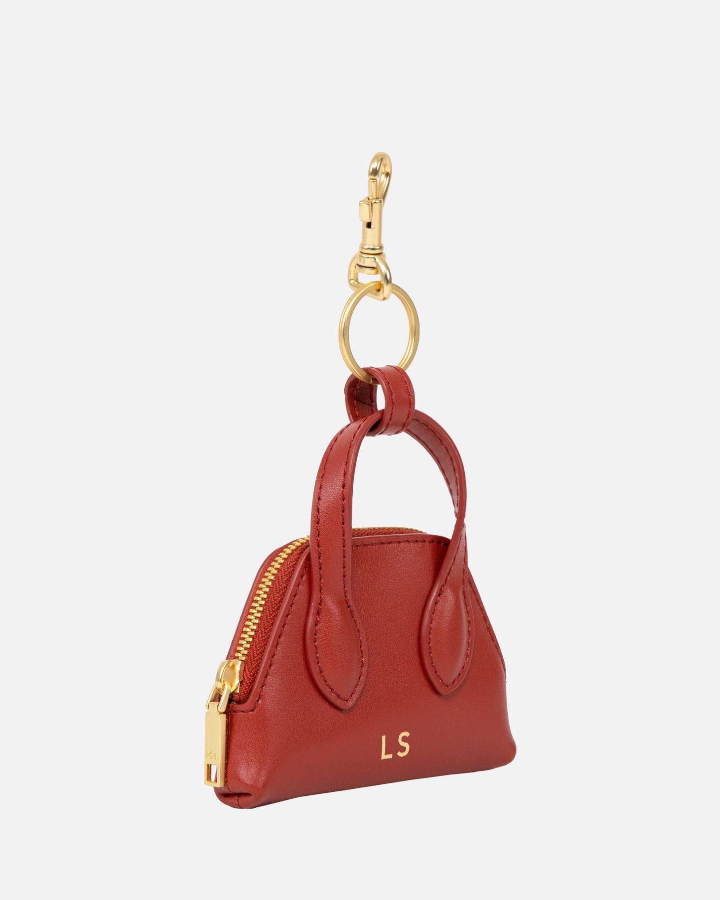 The Daily Edited Elsa Micro Bag Keyring (Scarlet)