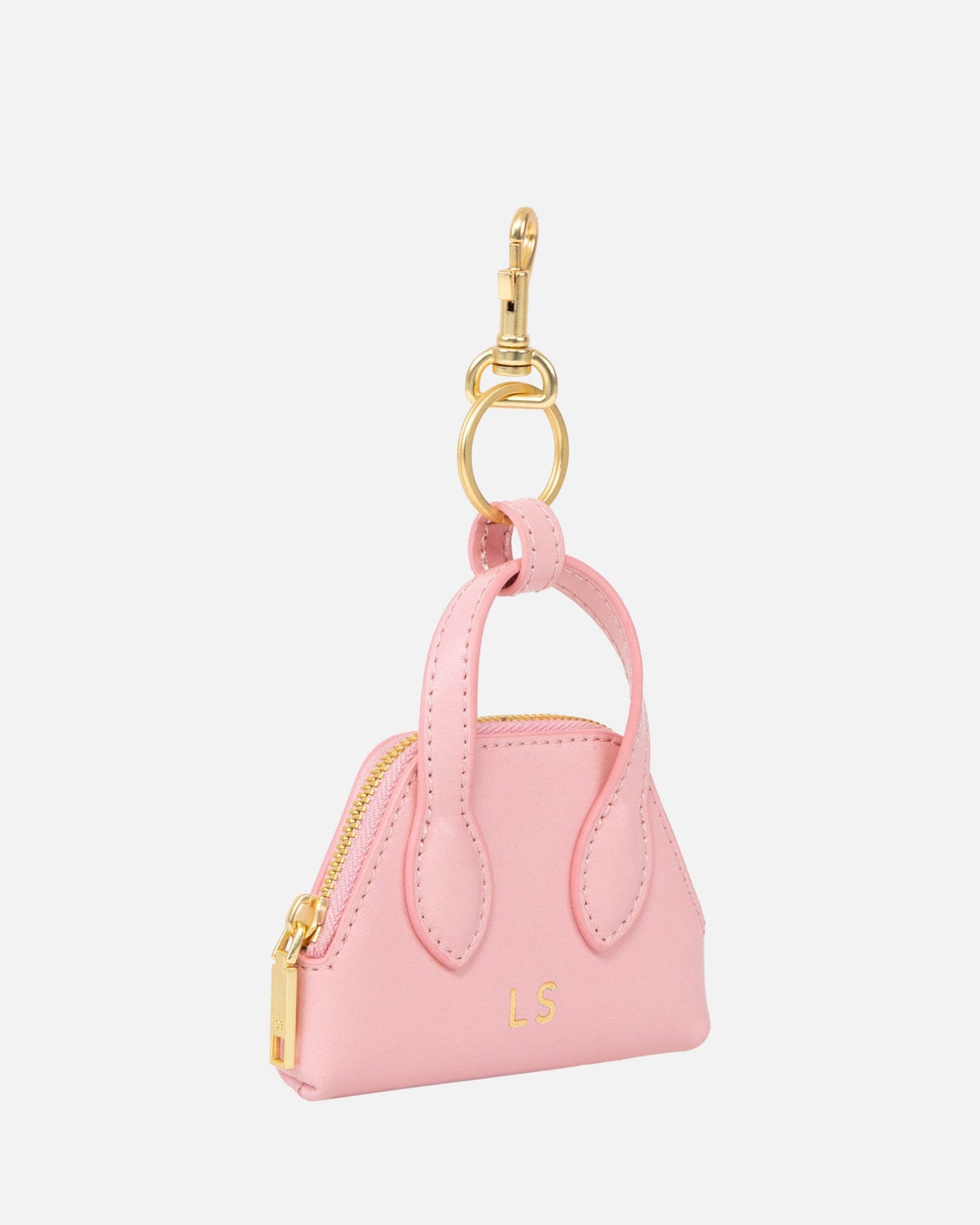 The Daily Edited Elsa Micro Bag Keyring (Peony)