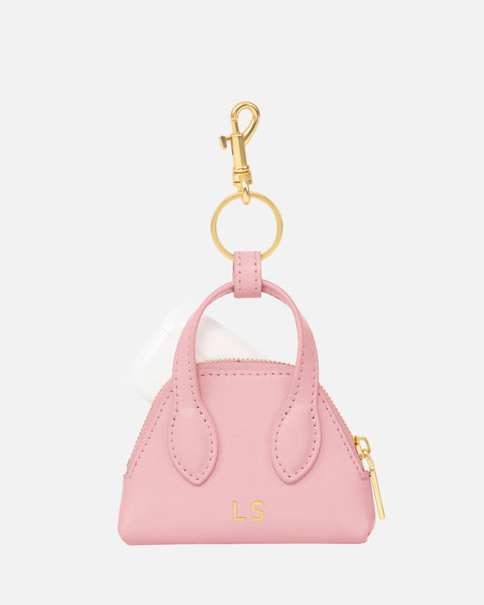 Image of Bags. Productname: The Daily Edited Elsa Micro Bag Keyring Peony in Peony colour by brand - The Daily Edited