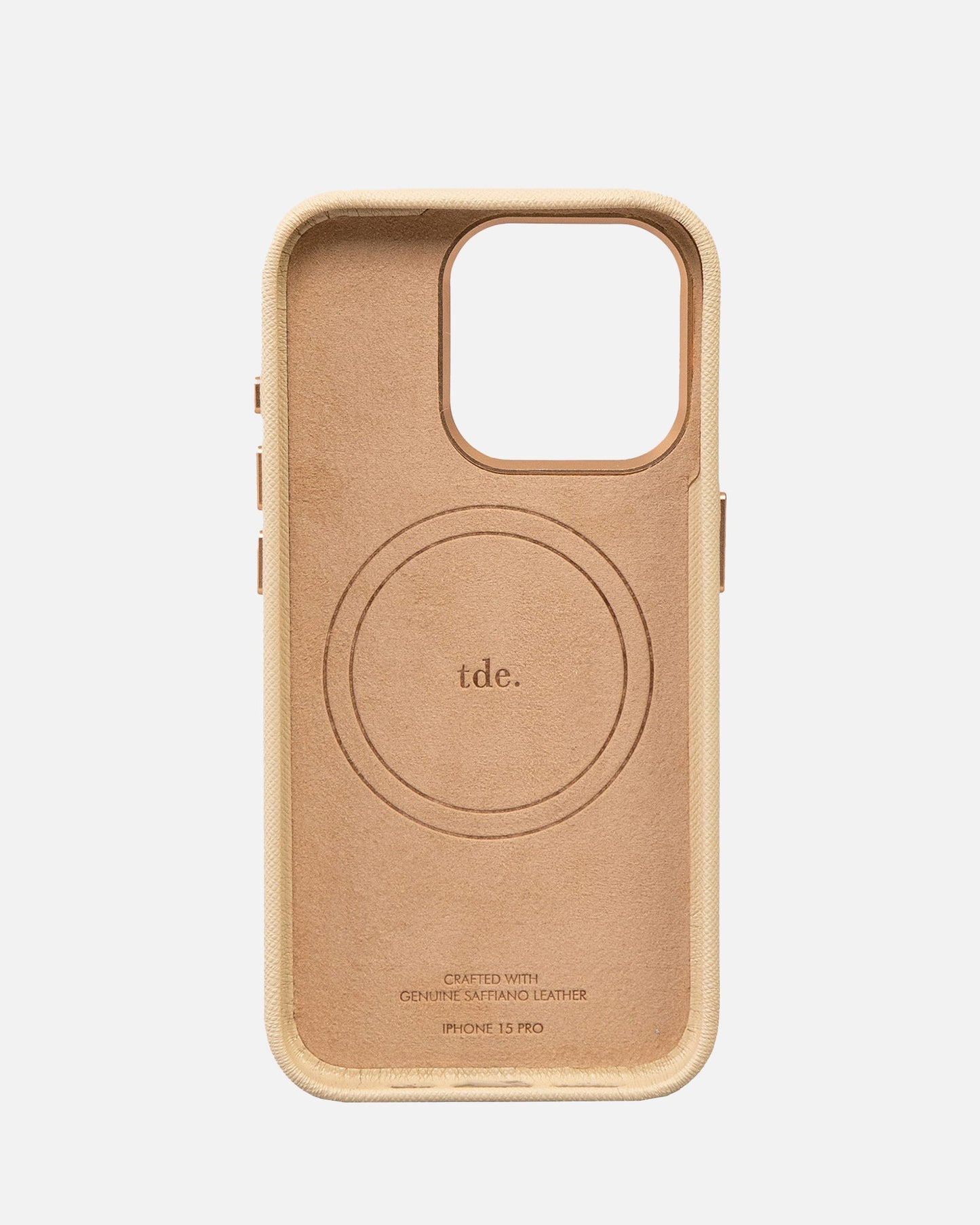The Daily Edited iPhone 15 Pro Case Light (Taupe)