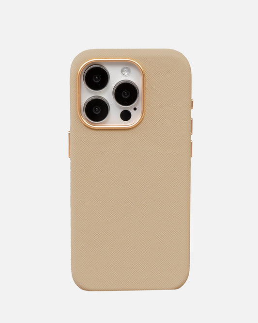 The Daily Edited iPhone 15 Pro Case Light (Taupe)