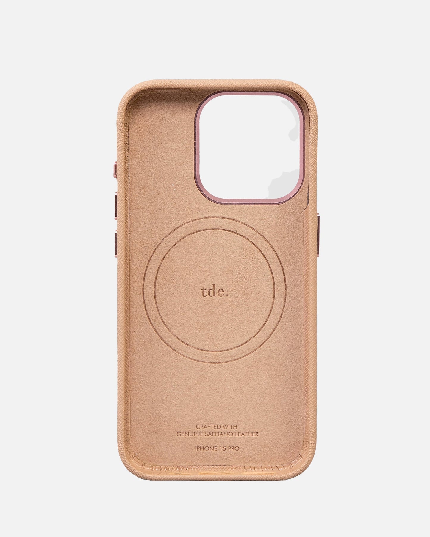 The Daily Edited iPhone 15 Pro Case Peach (Blush)