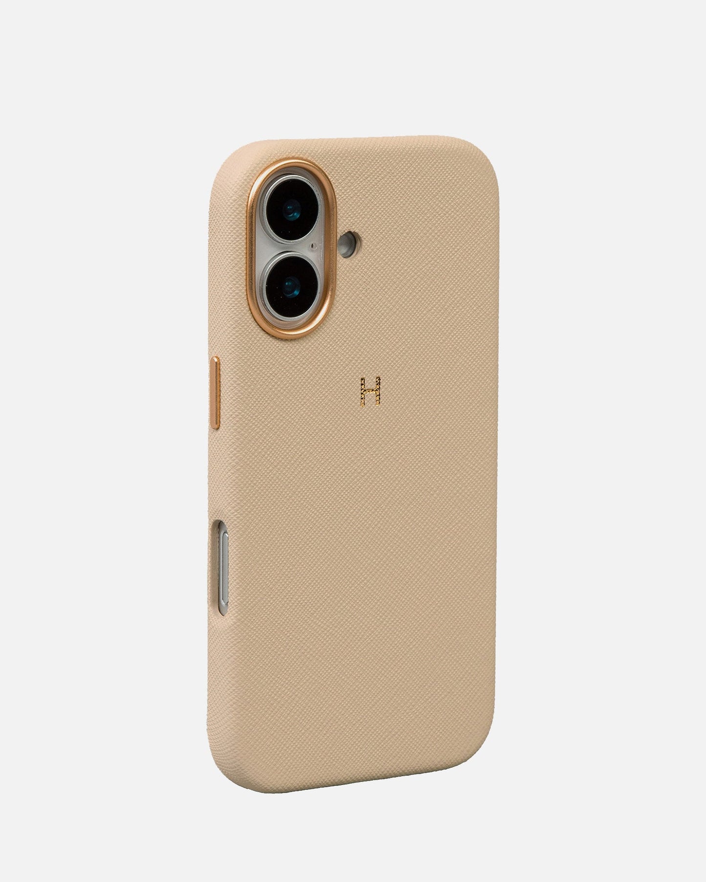 Image of Electronics Accessories. Productname: The Daily Edited iPhone 16 Case Light Taupe in Taupe colour by brand - The Daily Edited