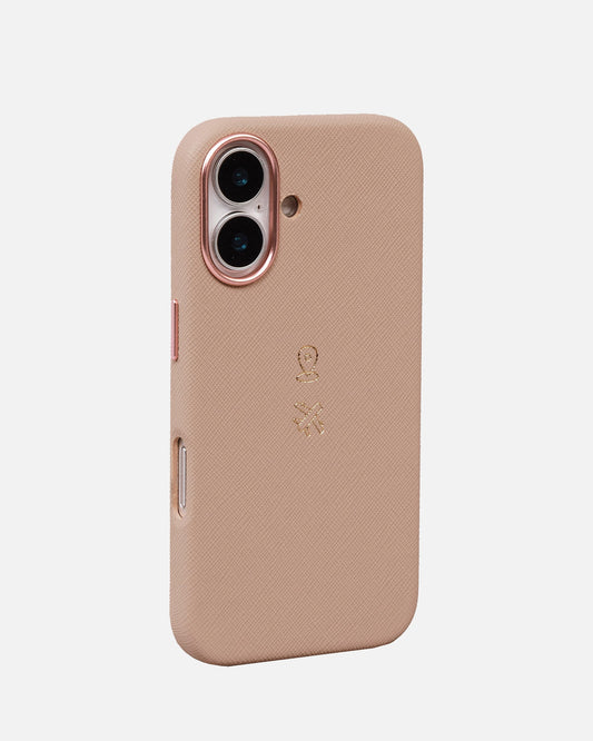 Image of Electronics Accessories. Productname: The Daily Edited iPhone 16 Case Peach Blush in Blush colour by brand - The Daily Edited
