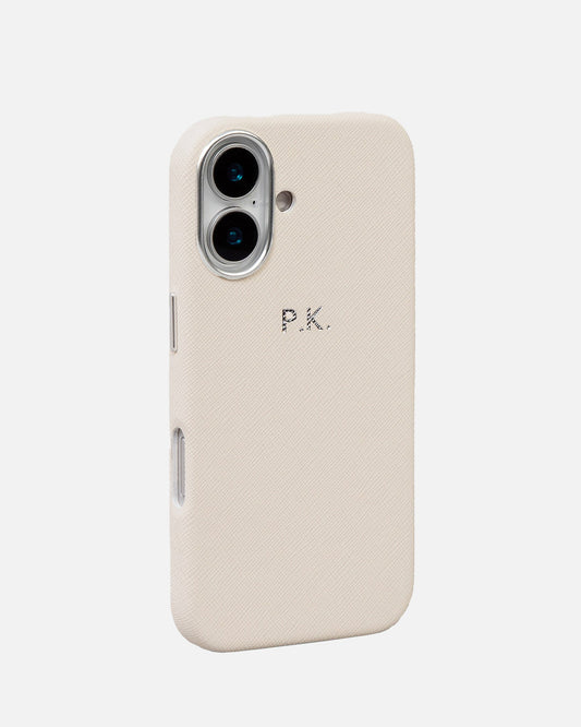 Image of Electronics Accessories. Productname: The Daily Edited iPhone 16 Case Cream in Cream colour by brand - The Daily Edited