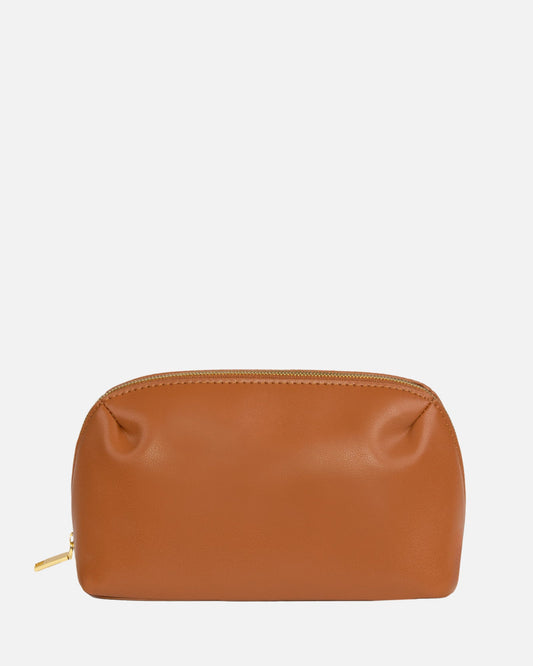 The Daily Edited Timeless Medium Everything Pouch (Tan)