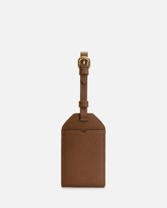 The Daily Edited Piper Luggage Tag Dark (Tan)