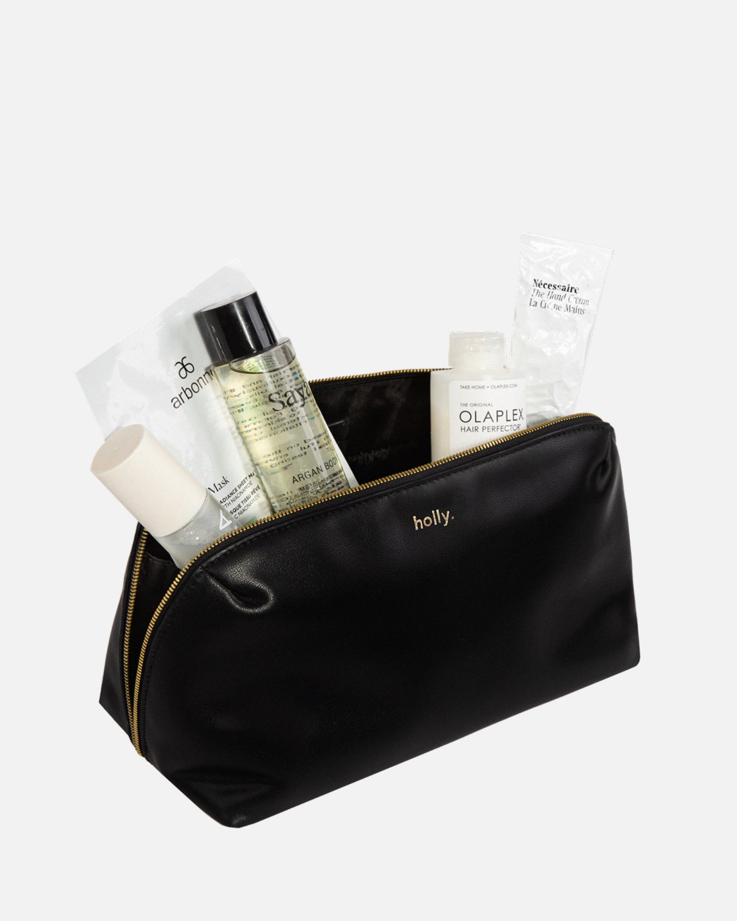 Image of Bags. Productname: Timeless Large Everything Pouch Black in Black colour by brand - The Daily Edited
