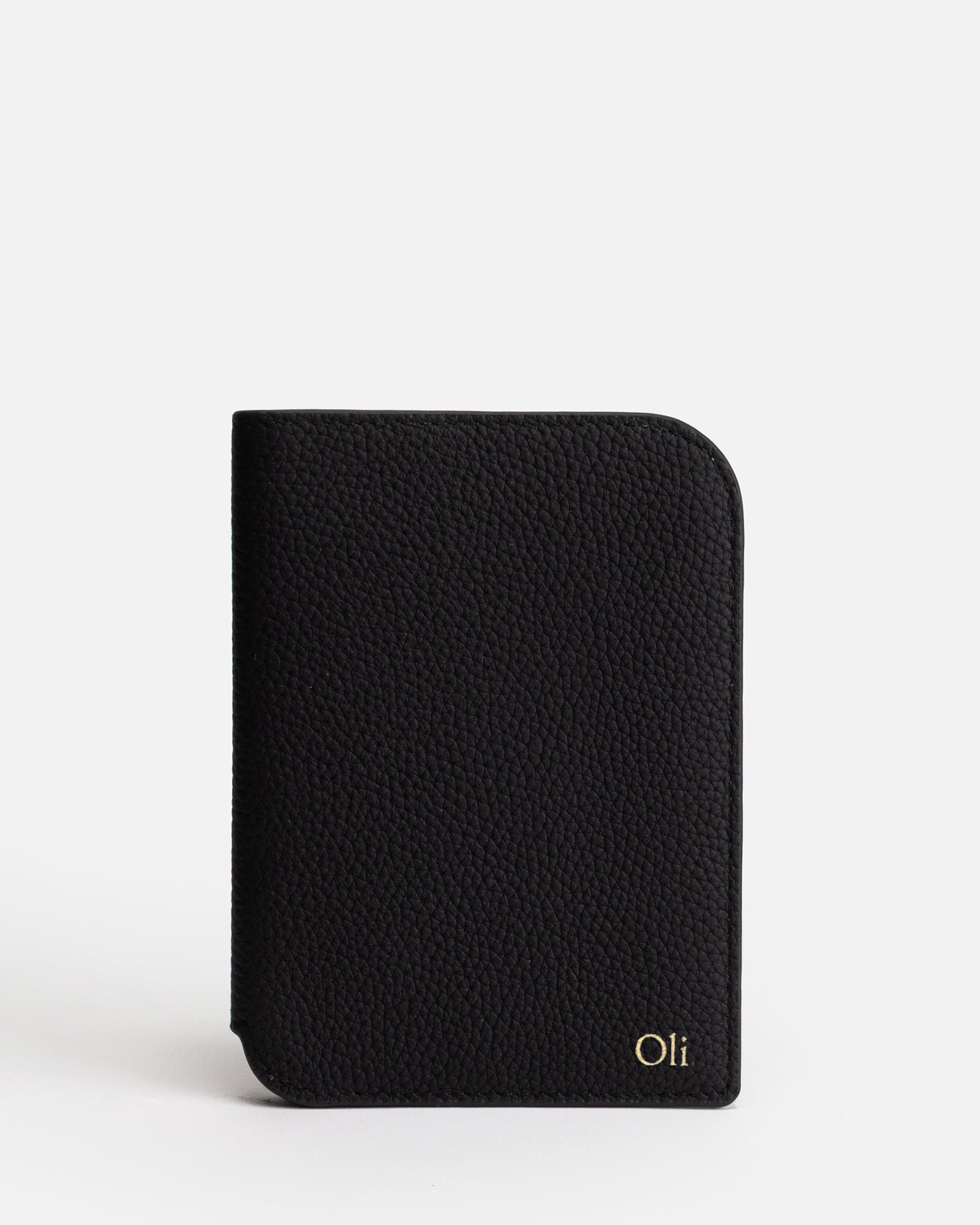 Image of Badge & Pass Holders. Productname: The Daily Edited Olivia Passport Holder Black in Black colour by brand - The Daily Edited
